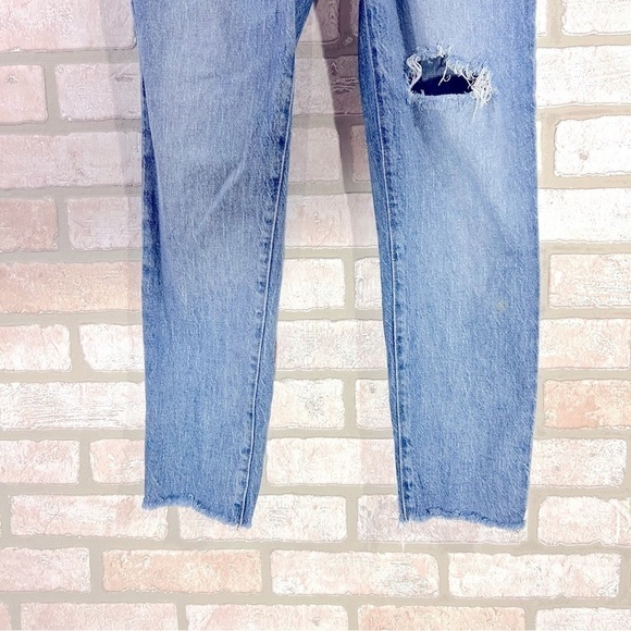 Madewell The Perfect Vintage Crop Distressed Jeans in Rosabelle Wash Size 24 - Picture 8 of 12